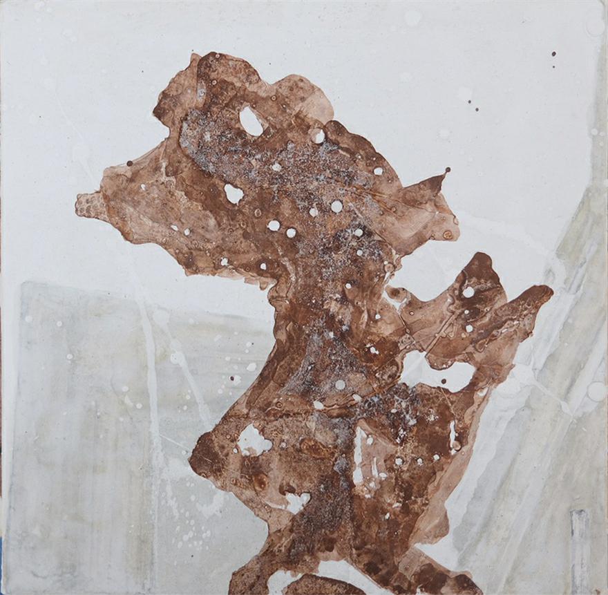 《浮现》18cm×18cm-矿物颜料（岩绘具）云肌麻纸-张仕晨（中国）-2022年_精灵看图.jpg